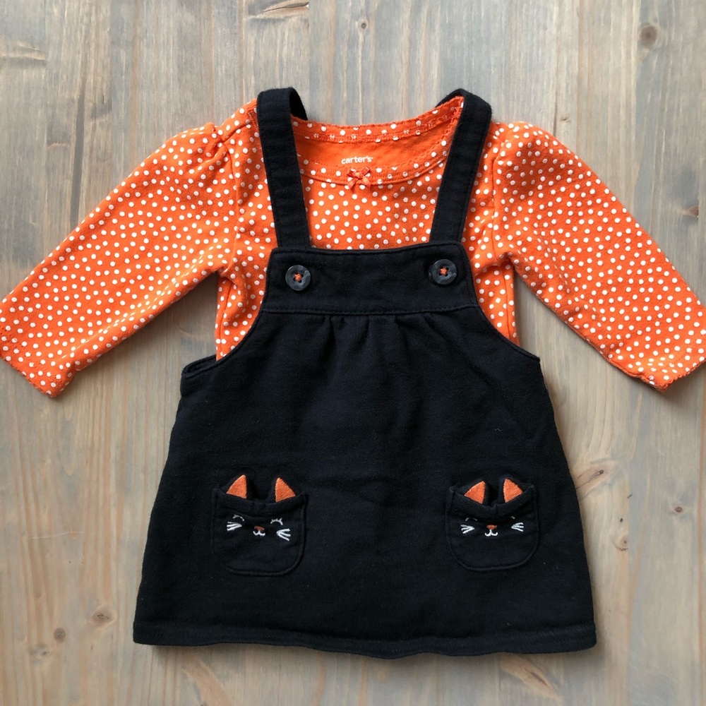 Halloween Carter’s three month two-piece baby set
